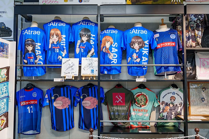 ガルパンギャラリーの展示