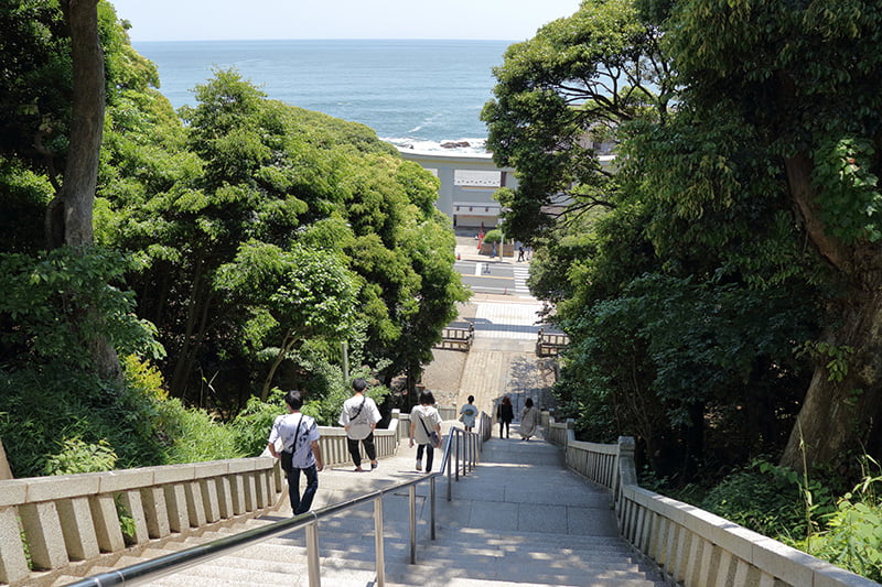 大洗磯前神社の階段