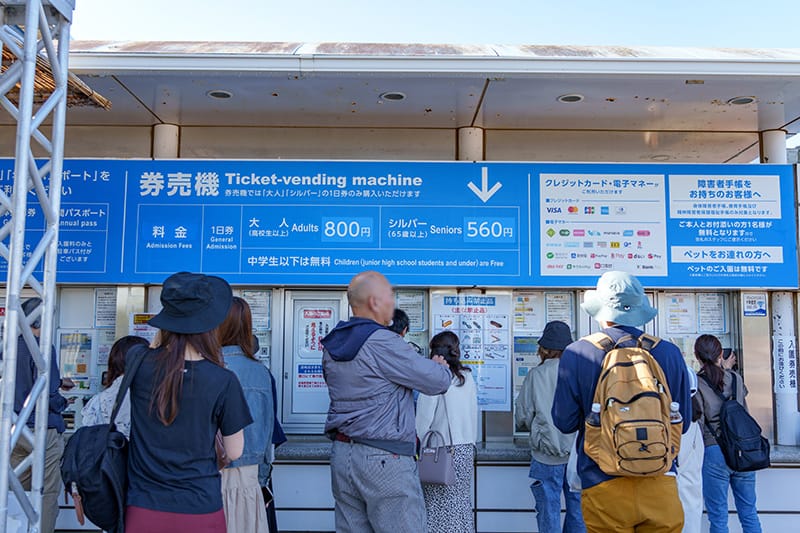 ひたち海浜公園の券売所