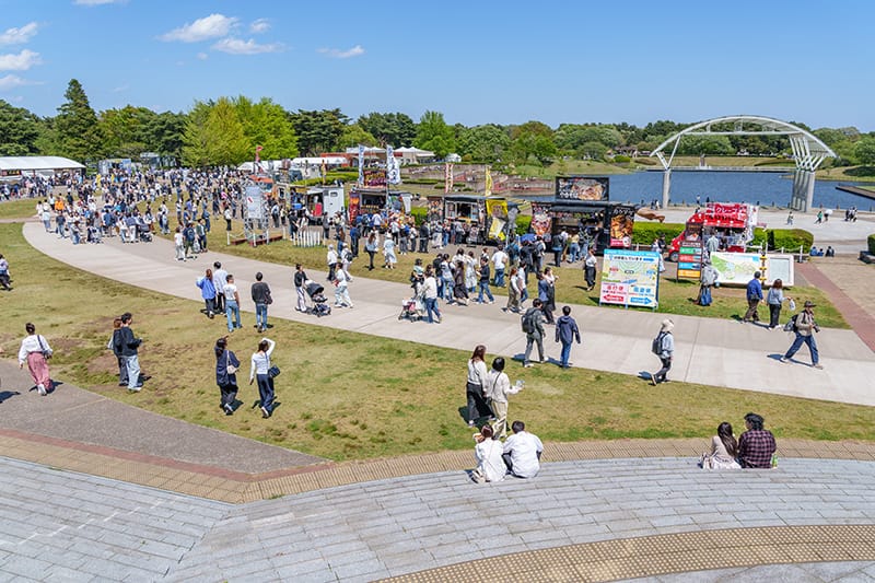 ひたち海浜公園のグルメエリア