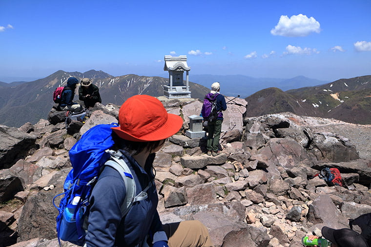 那須岳の山頂