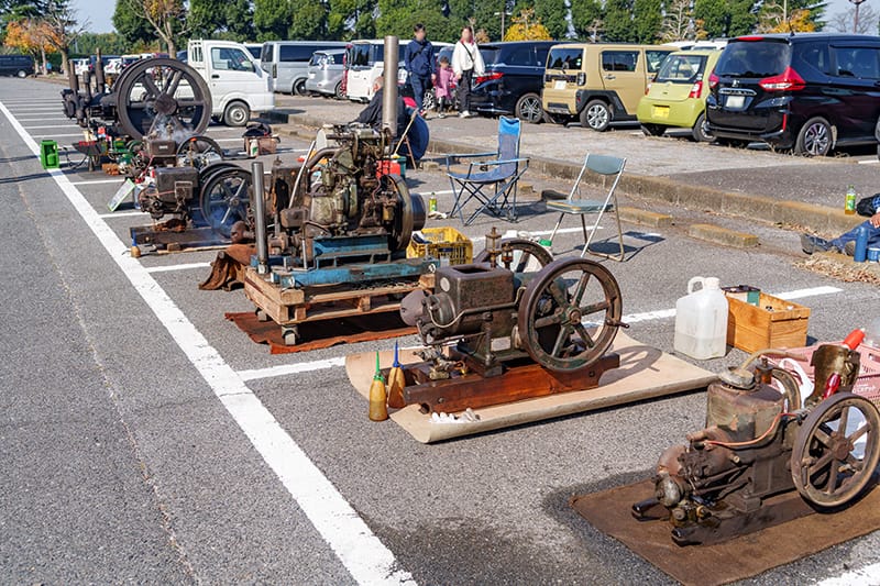 レトロな発動機