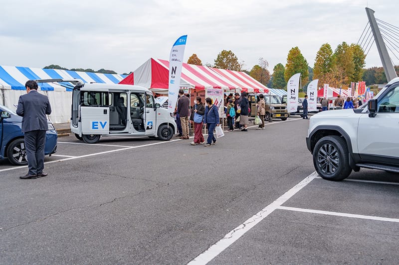 小山産業祭のモーターショー