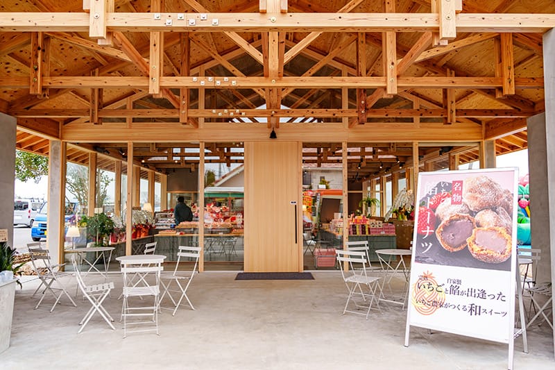 いちご＆の店舗入り口