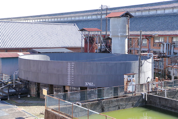 富岡製糸場の鉄水溜