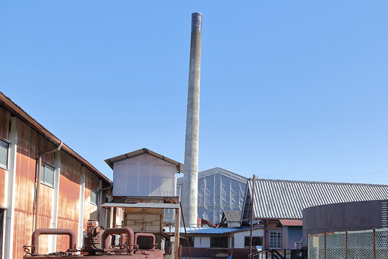 富岡製糸場の煙突