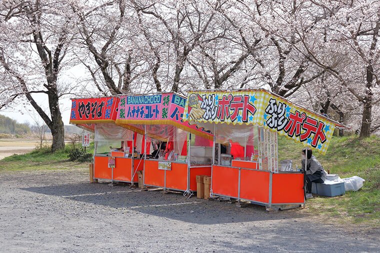 金崎の桜まつりの出店
