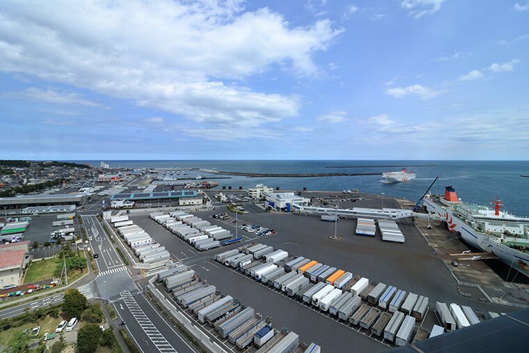 大洗港の風景