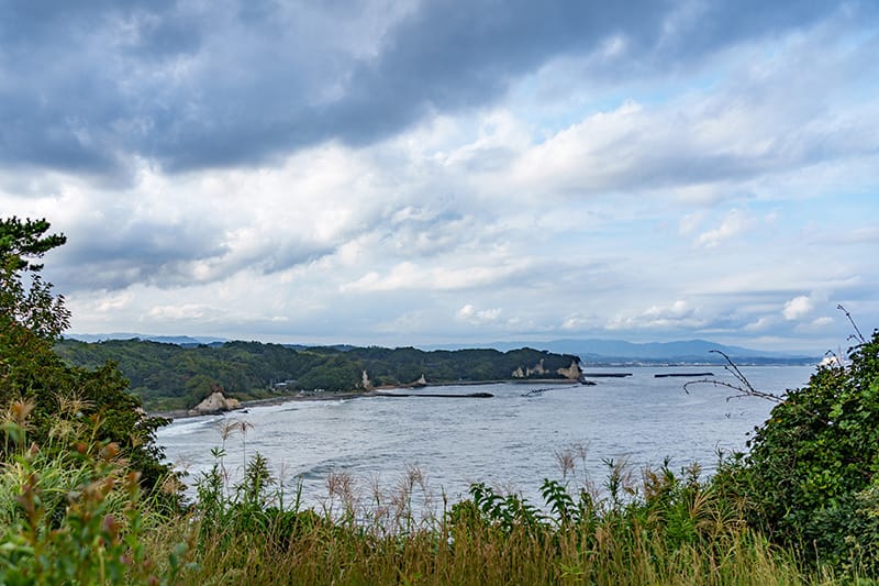 茨城県天心記念五浦美術館からの風景