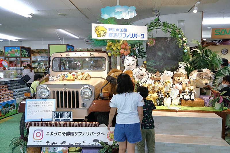 群馬サファリパークの府フォトスポット