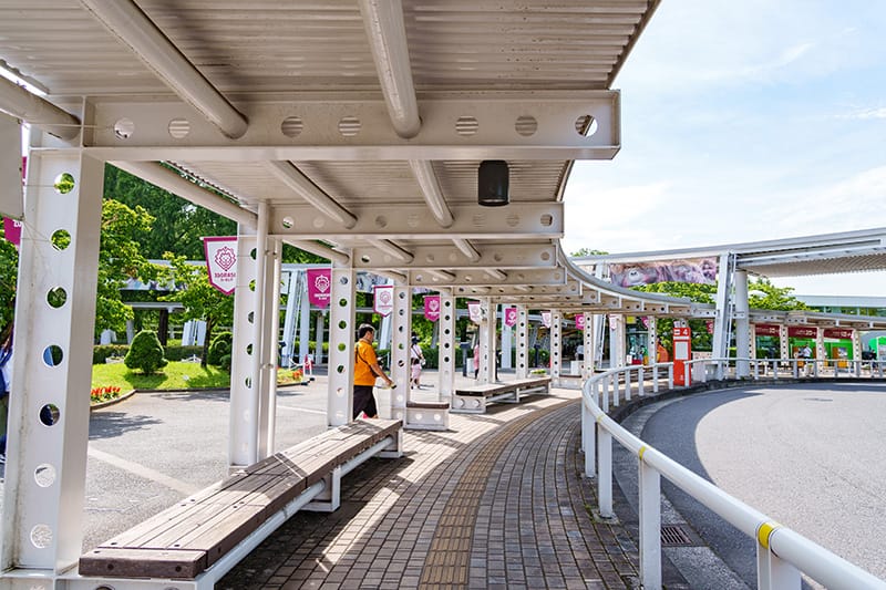 よこはま動物園ズーラシアのバス乗り場