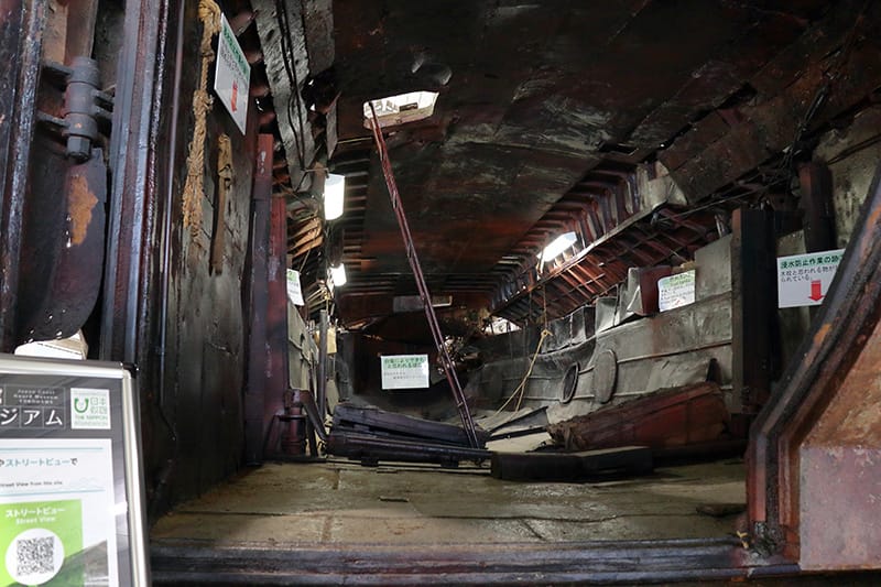 北朝鮮工作船の内部