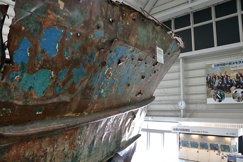 海上保安資料館横浜館の館内様子