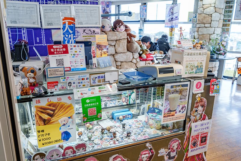 ガルパン喫茶 Panzer Vorの会計レジ