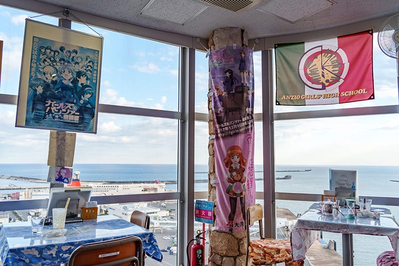 ガルパン喫茶 Panzer Vor店内の様子