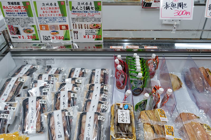 名物のあんこうやメヒカリ