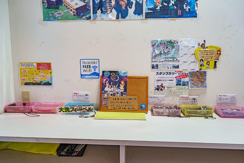 大洗マリンタワーのガルパンスタンプ