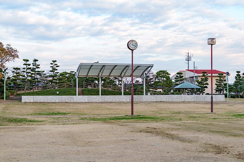 大洗マリンタワーの野外スペース