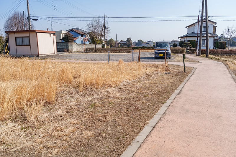 三県境の駐車スペース